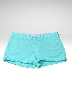 GAP "Khakis by GAP The 4" Short" Womens Light Turquoise Size 14 Summer (SKU:11W)